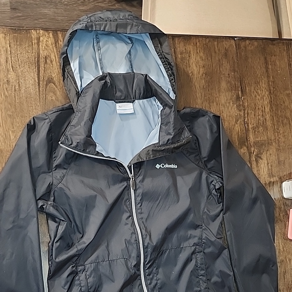 Columbia Black Hooded Jacket